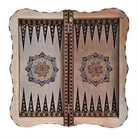 خاتم دالبری صدف سفید نقاشی تذهیب